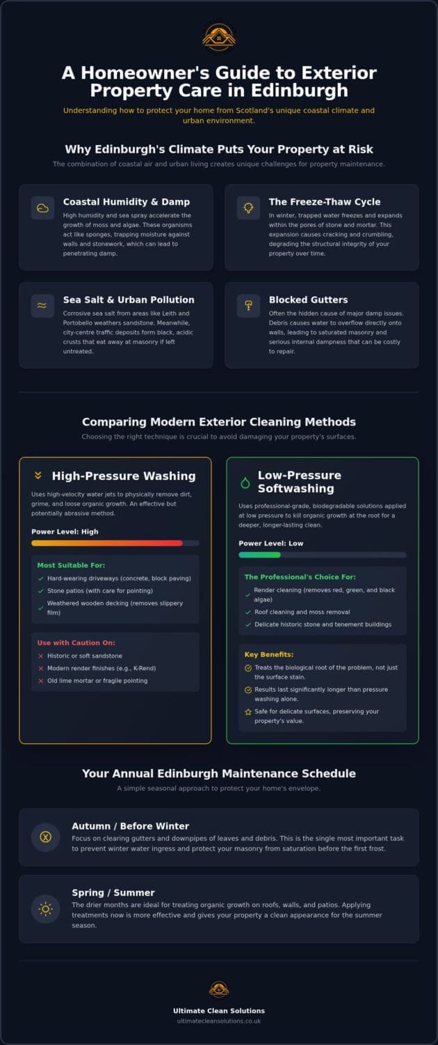 Exterior Cleaning Edinburgh: The Complete 2026 Property Maintenance Reference